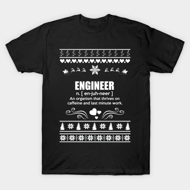 Merry Christmas ENGINEER T-Shirt by bryanwilly